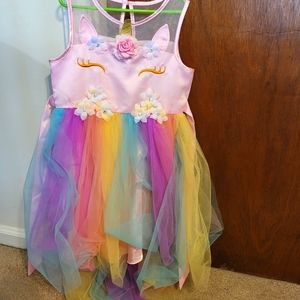 Girls size 8 unicorn dress